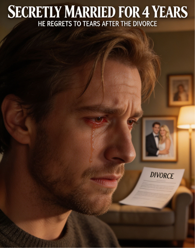 Secretly Married for 4 Years, He Regrets to Tears After the Divorce